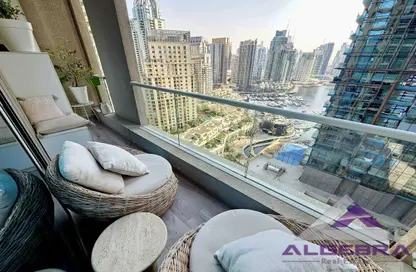 Apartment - 2 Bedrooms - 3 Bathrooms for rent in Marina Heights - Dubai Marina - Dubai