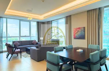 Apartment - 2 Bedrooms - 3 Bathrooms for rent in Al Jowhara Tower - Corniche Road - Abu Dhabi