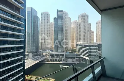 Apartment - Studio - 1 Bathroom for sale in Silverene Tower B - Silverene - Dubai Marina - Dubai