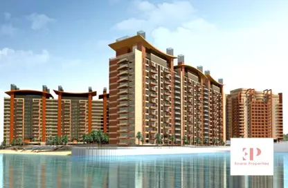 Apartment - 1 Bedroom - 2 Bathrooms for rent in Ruby - Tiara Residences - Palm Jumeirah - Dubai