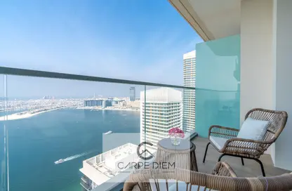 Apartment - 1 Bedroom - 1 Bathroom for rent in Marina Vista - EMAAR Beachfront - Dubai Harbour - Dubai