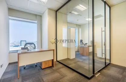 Office Space - Studio - 2 Bathrooms for rent in Conrad Commercial Tower - Sheikh Zayed Road - Dubai