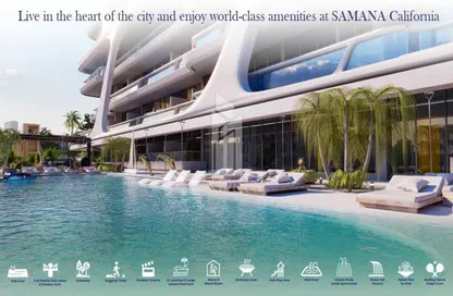 Apartment - 2 Bedrooms - 2 Bathrooms for sale in Samana California 2 - Discovery Gardens - Dubai