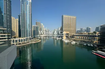 Apartment - 3 Bedrooms - 5 Bathrooms for rent in Marina Quays East - Marina Quays - Dubai Marina - Dubai