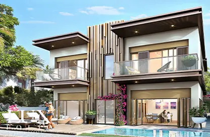 Villa - 6 Bedrooms - 7 Bathrooms for sale in Nice - Damac Lagoons - Dubai