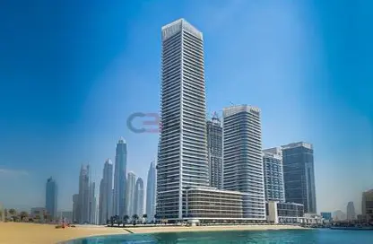 Apartment - 1 Bedroom - 1 Bathroom for sale in Grand Bleu Tower 2 - EMAAR Beachfront - Dubai Harbour - Dubai