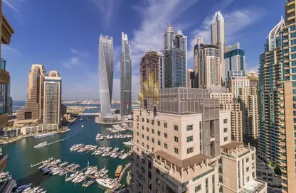 Penthouse - 4 Bedrooms - 5 Bathrooms for rent in Al Yass Tower - Emaar 6 Towers - Dubai Marina - Dubai