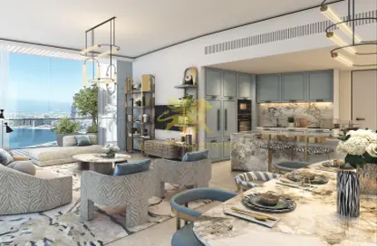 Apartment - 3 Bedrooms - 4 Bathrooms for sale in Tower C - Damac Bay - Dubai Harbour - Dubai