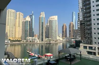 Apartment - 1 Bathroom for rent in Marina View Tower A - Marina View - Dubai Marina - Dubai