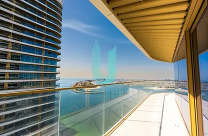 Apartment - 3 Bedrooms - 4 Bathrooms for rent in Grand Bleu Tower 1 - EMAAR Beachfront - Dubai Harbour - Dubai