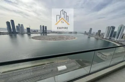 Apartment - 3 Bedrooms - 5 Bathrooms for rent in Beach Tower 2 - Al Khan Lagoon - Al Khan - Sharjah