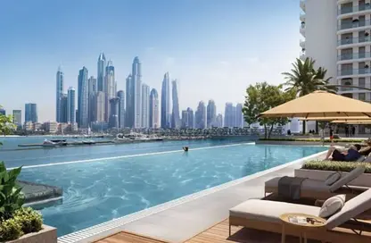 Apartment - 1 Bedroom - 2 Bathrooms for sale in Palace Beach Residence - EMAAR Beachfront - Dubai Harbour - Dubai