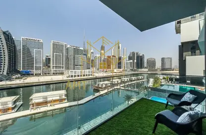 Apartment - Studio - 1 Bathroom for rent in Binghatti Canal - Business Bay - Dubai