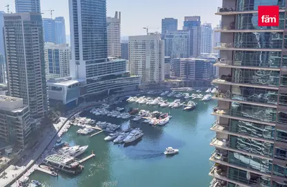 Apartment - 1 Bedroom - 2 Bathrooms for rent in Marina Quays West - Marina Quays - Dubai Marina - Dubai