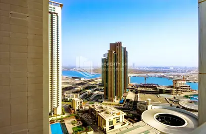 Apartment - 1 Bedroom - 2 Bathrooms for rent in Burooj Views - Marina Square - Al Reem Island - Abu Dhabi