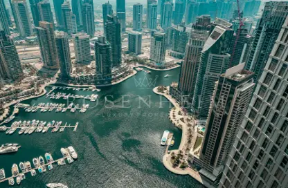 Apartment - 2 Bedrooms - 3 Bathrooms for rent in Damac Heights - Dubai Marina - Dubai