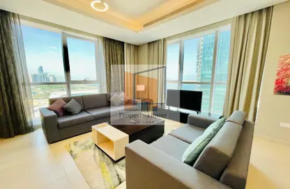 Apartment - 2 Bedrooms - 3 Bathrooms for rent in Al Jowhara Tower - Corniche Road - Abu Dhabi