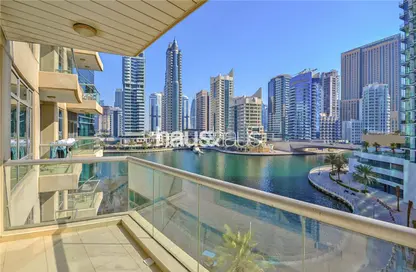 Apartment - 1 Bedroom - 2 Bathrooms for rent in Sanibel Tower - Park Island - Dubai Marina - Dubai