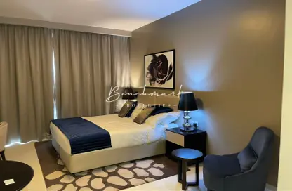 Room / Bedroom image for: Apartment - 1 Bathroom for rent in Artesia C - Artesia - DAMAC Hills - Dubai, Image 1
