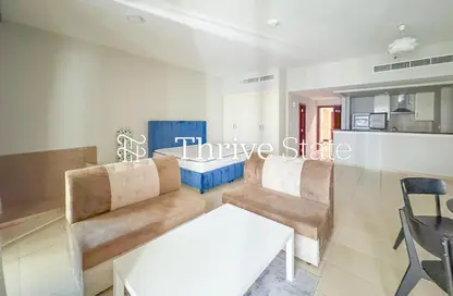 Apartment - Studio - 1 Bathroom for rent in Rimal 2 - Rimal - Jumeirah Beach Residence - Dubai