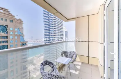 شقة - 2 غرف نوم - 2 حمامات للبيع في برج سولافا - دبي مارينا - دبي