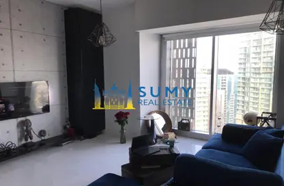 Apartment - Studio - 1 Bathroom for rent in Cayan Tower - Dubai Marina - Dubai