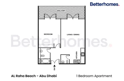 Apartment - 1 Bedroom - 2 Bathrooms for sale in Building C - Al Zeina - Al Raha Beach - Abu Dhabi