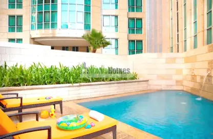 Apartment - 3 Bedrooms - 5 Bathrooms for rent in Capital Plaza Tower A - Capital Plaza - Corniche Road - Abu Dhabi