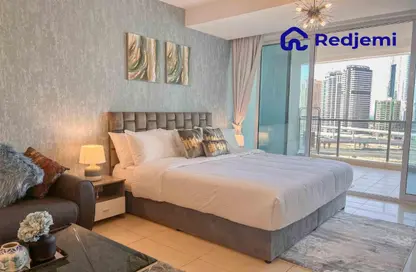 Apartment - 1 Bathroom for rent in Movenpick Jumeirah Lakes Towers - JLT Cluster A - Jumeirah Lake Towers - Dubai