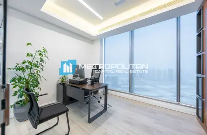 Office Space - Studio - 2 Bathrooms for rent in Addax port office tower - City Of Lights - Al Reem Island - Abu Dhabi