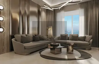 Apartment - 2 Bedrooms - 3 Bathrooms for sale in Aeternitas Tower - Dubai Marina - Dubai