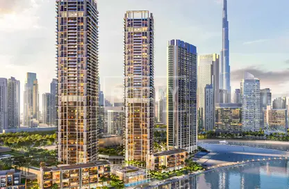 Apartment - 1 Bedroom - 2 Bathrooms for sale in Peninsula Four - Peninsula - Business Bay - Dubai