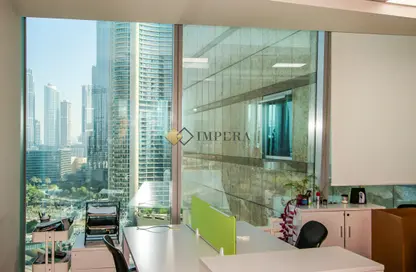 Office Space - Studio - 2 Bathrooms for rent in 48 Burj gate - Burj Place - Downtown Dubai - Dubai