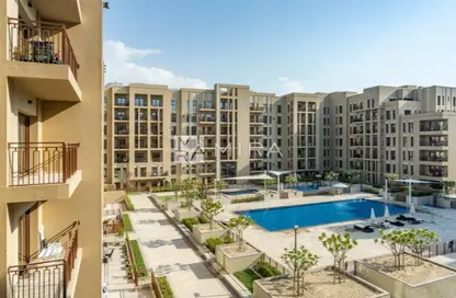 Apartment - 1 Bathroom for rent in Zahra Breeze Apartments 3A - Zahra Breeze Apartments - Town Square - Dubai