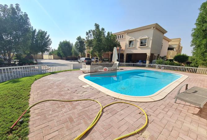 Rent in Shakhbout City: Elegant 3MBR Villa Yard Pool Maid Family ...