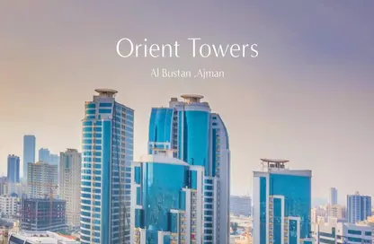 Apartment - 1 Bedroom - 2 Bathrooms for sale in Orient Tower 2 - Orient Towers - Al Bustan - Ajman