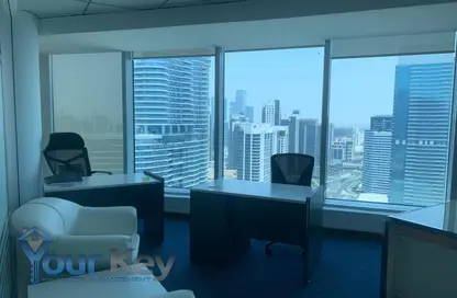 Office Space - Studio - 1 Bathroom for rent in The Prime Tower - Business Bay - Dubai