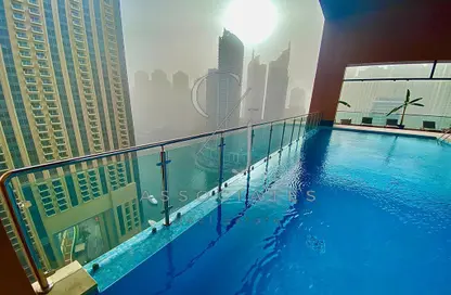 Apartment - 1 Bedroom - 2 Bathrooms for rent in Dubai Marina Moon - Dubai Marina - Dubai