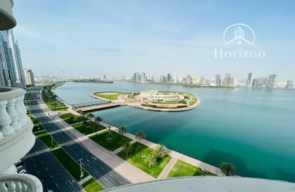 Water View image for: Apartment - 3 Bedrooms - 4 Bathrooms for rent in Blue Tower - Al Majaz 3 - Al Majaz - Sharjah, Image 1