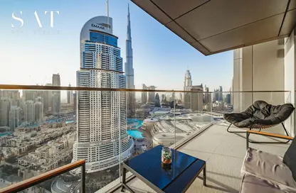 Apartment - 3 Bedrooms - 5 Bathrooms for rent in Boulevard Point - Downtown Dubai - Dubai