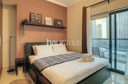 Apartment - 2 Bedrooms - 3 Bathrooms for rent in Time Place Tower - Dubai Marina - Dubai