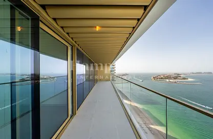 Apartment - 2 Bedrooms - 2 Bathrooms for rent in Grand Bleu Tower 1 - EMAAR Beachfront - Dubai Harbour - Dubai