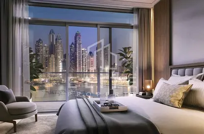 Apartment - 3 Bedrooms - 4 Bathrooms for sale in Palace Beach Residence - EMAAR Beachfront - Dubai Harbour - Dubai