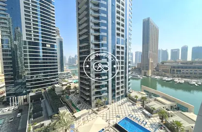 Apartment - 1 Bedroom - 2 Bathrooms for rent in Bay Central West - Bay Central - Dubai Marina - Dubai