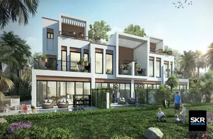 Townhouse - 4 Bedrooms - 5 Bathrooms for sale in Costa Brava 1 - Costa Brava at DAMAC Lagoons - Damac Lagoons - Dubai