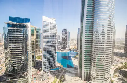 Apartment - Studio - 1 Bathroom for rent in Goldcrest Executive - JLT Cluster C - Jumeirah Lake Towers - Dubai