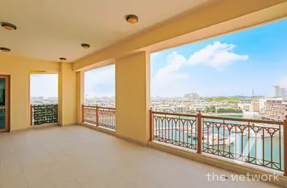 Apartment - 3 Bedrooms - 4 Bathrooms for rent in Marina Residences 2 - Marina Residences - Palm Jumeirah - Dubai