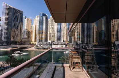 Apartment - 1 Bedroom - 2 Bathrooms for sale in Marina View - Dubai Marina - Dubai