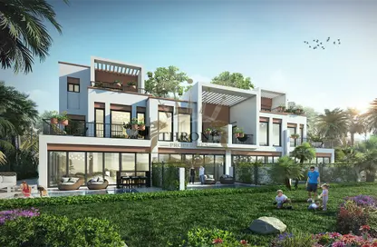 Townhouse - 4 Bedrooms - 4 Bathrooms for sale in Costa Brava 1 - Costa Brava at DAMAC Lagoons - Damac Lagoons - Dubai