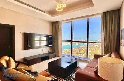 Apartment - 1 Bedroom - 2 Bathrooms for rent in Al Jowhara Tower - Corniche Road - Abu Dhabi